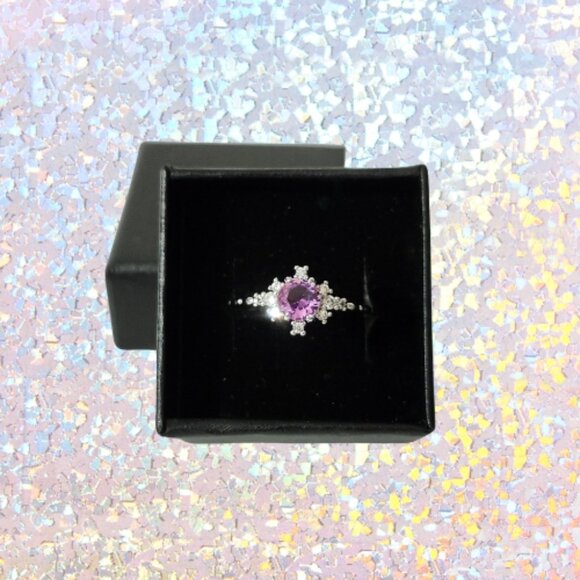 BP Original Collection Lab Created Blue Purple Bi Color Tourmaline Ring (Size 10 - Picture 5 of 7